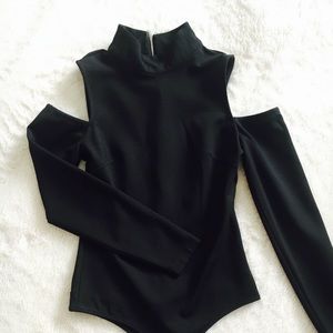 New bebe black bodysuit. Size S